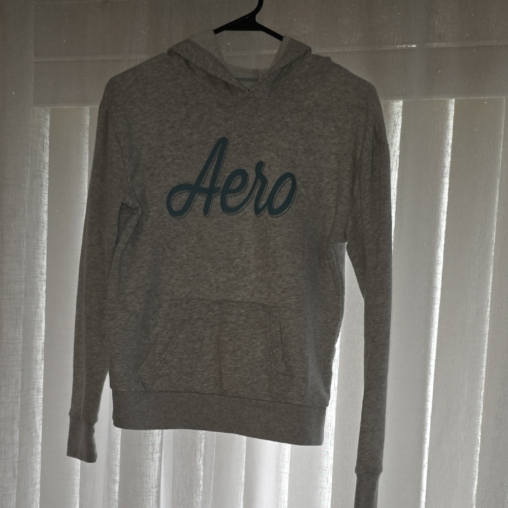 Aeropostale Heather Gray Hoodie